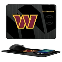 Washington Commanders Personalized Wireless Charger & Mouse Pad