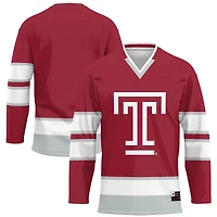 Men's GameDay Greats Cherry Temple Owls Hockey Jersey