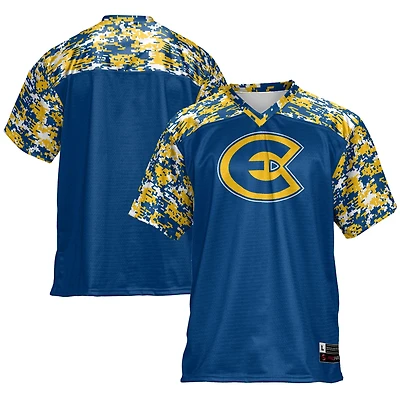 Men's GameDay Greats Navy Wisconsin Eau Claire Blugolds Football Jersey