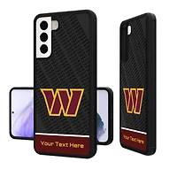 Washington Commanders Personalized Endzone Plus Design Galaxy Bump Phone Case