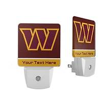 Washington Commanders Personalized 2-Piece Nightlight Set