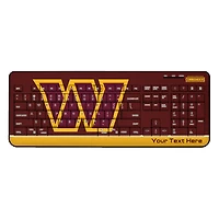 Washington Commanders Personalized Wireless Keyboard