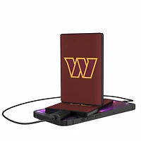Washington Commanders Solid 2000 mAh Credit Card Powerbank