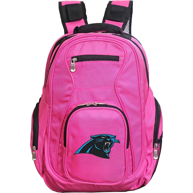 MOJO Pink Carolina Panthers Premium Laptop Backpack