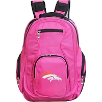 MOJO Pink Denver Broncos Premium Laptop Backpack