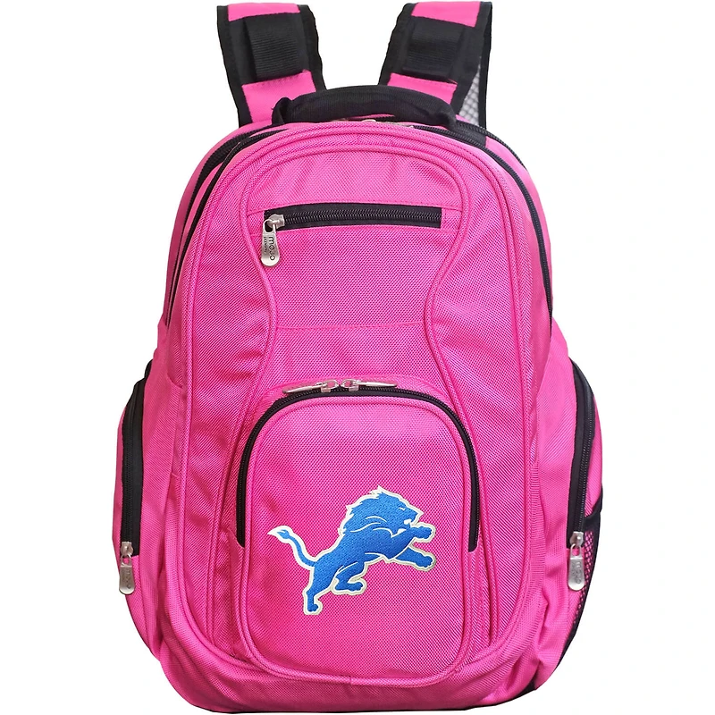 MOJO Pink Detroit Lions Premium Laptop Backpack