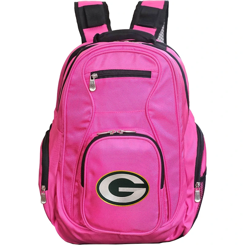 MOJO Pink Green Bay Packers Premium Laptop Backpack