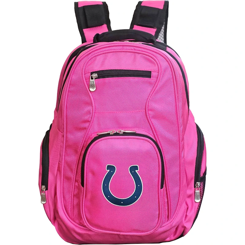 MOJO Pink Indianapolis Colts Premium Laptop Backpack