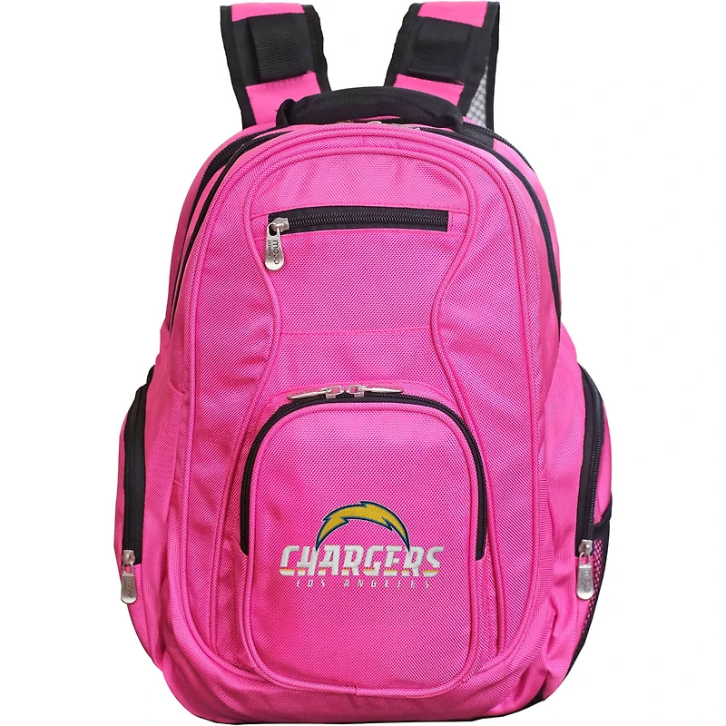 MOJO Pink Los Angeles Chargers Premium Laptop Backpack