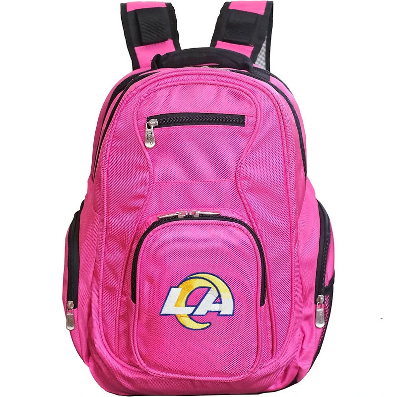 MOJO Pink Los Angeles Rams Premium Laptop Backpack