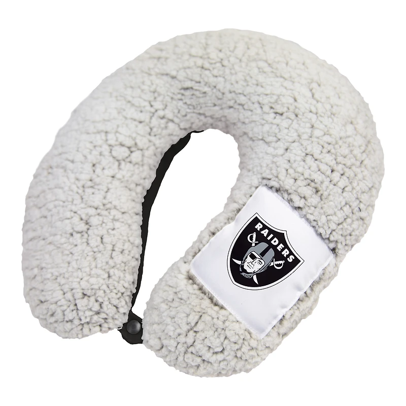 Las Vegas Raiders Frosty Sherpa Neck Pillow