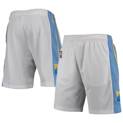 Men's Mitchell & Ness White Denver Nuggets 2006-07 Hardwood Classics Swingman Shorts