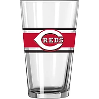 Cincinnati Reds 16oz. Stripe Pint Glass