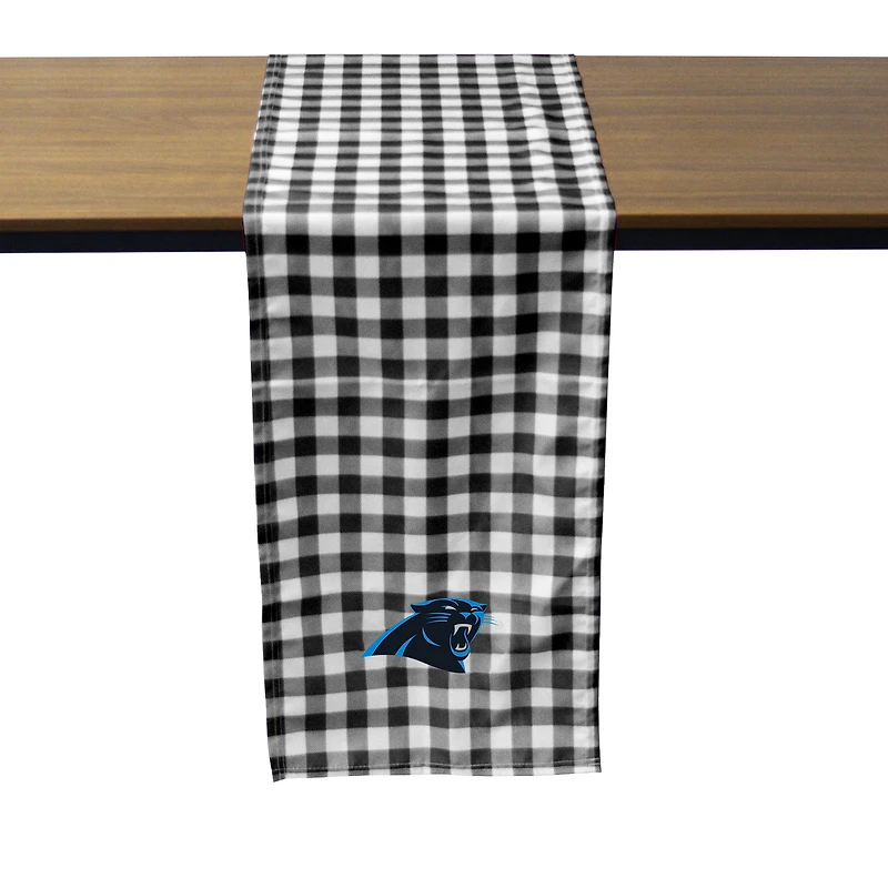 Carolina Panthers Buffalo Check Table Runner