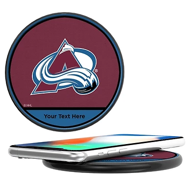 Colorado Avalanche Personalized 10-Watt Wireless Phone Charger