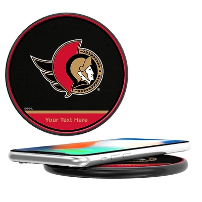Ottawa Senators Personalized 10-Watt Wireless Phone Charger