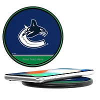 Vancouver Canucks Personalized 10-Watt Wireless Phone Charger