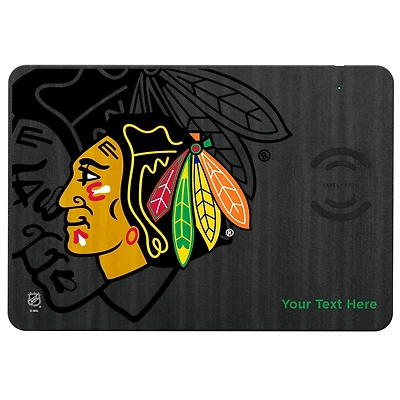 Chicago Blackhawks Personalized Wireless Charger & Mouse Pad