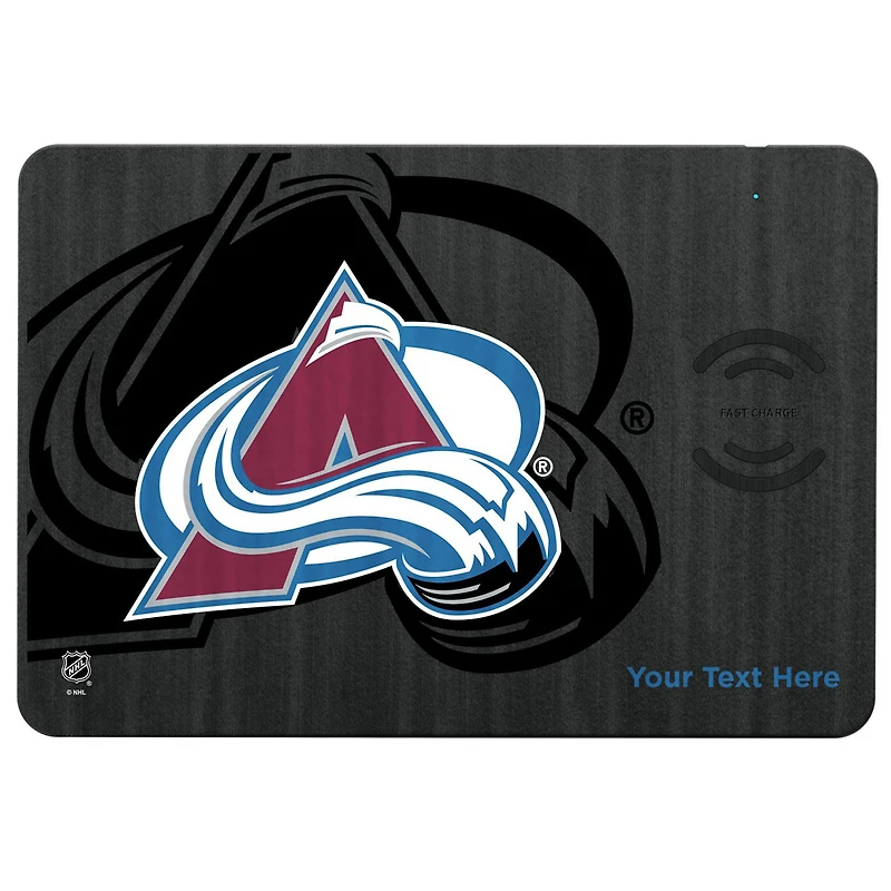 Colorado Avalanche Personalized Wireless Charger & Mouse Pad