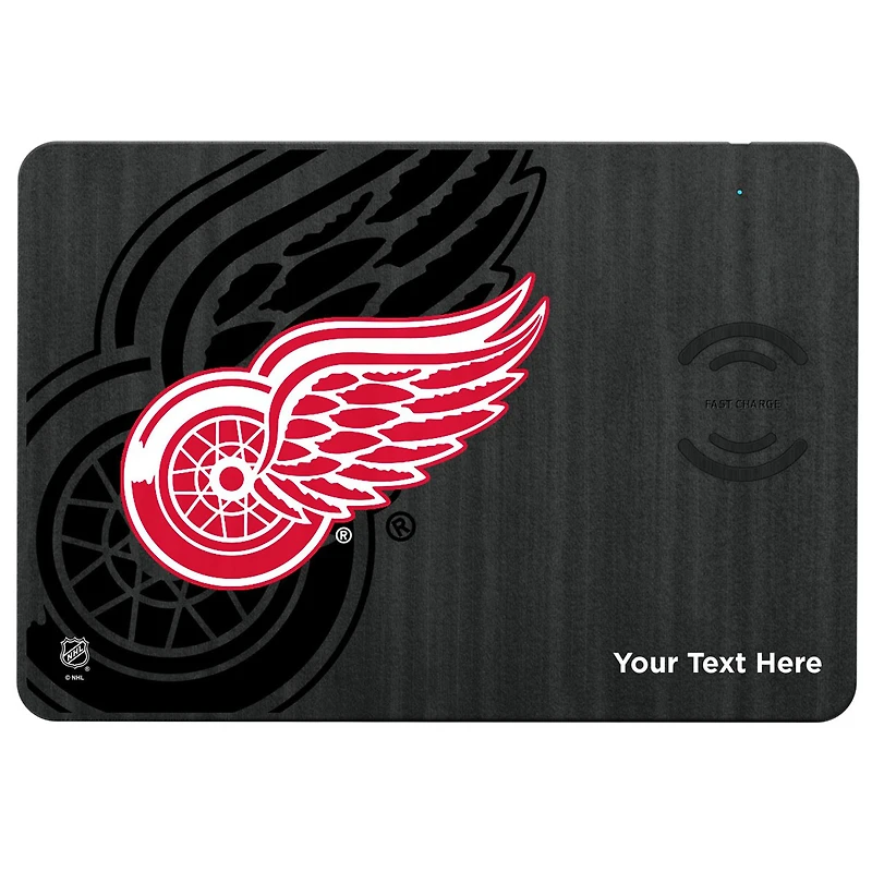 Detroit Red Wings Personalized Wireless Charger & Mouse Pad