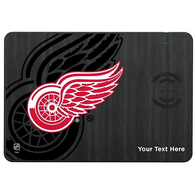 Detroit Red Wings Personalized Wireless Charger & Mouse Pad