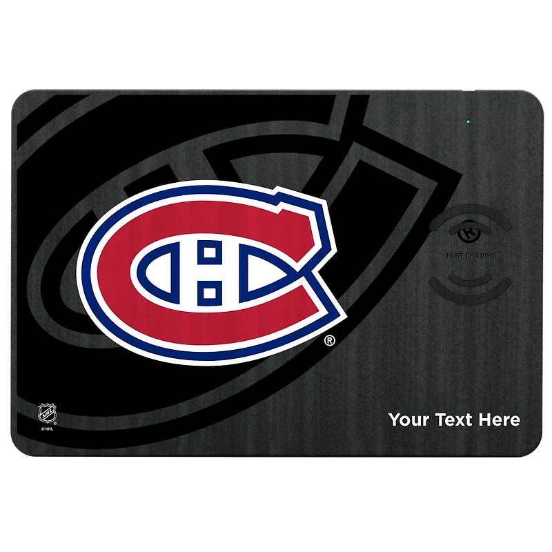 Montreal Canadiens Personalized Wireless Charger & Mouse Pad