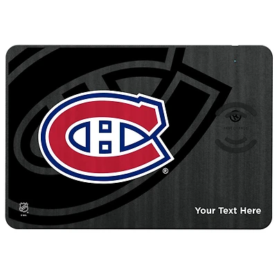 Montreal Canadiens Personalized Wireless Charger & Mouse Pad