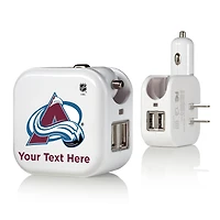 Colorado Avalanche Personalized 2-In-1 USB Charger