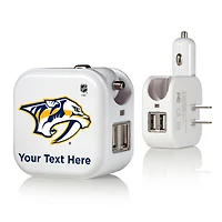 Nashville Predators Personalized 2-In-1 USB Charger