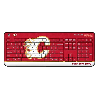 Calgary Flames Personalized Wireless Keyboard