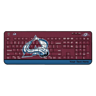 Colorado Avalanche Personalized Wireless Keyboard