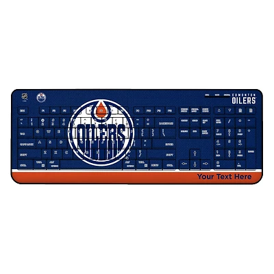 Edmonton Oilers Personalized Wireless Keyboard