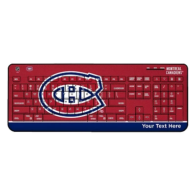 Montreal Canadiens Personalized Wireless Keyboard