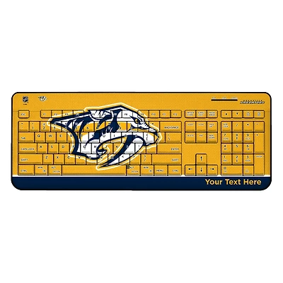 Nashville Predators Personalized Wireless Keyboard
