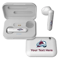 Colorado Avalanche Personalized Insignia Design Wireless Earbuds