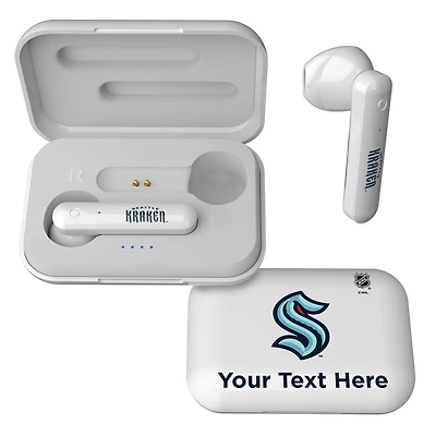 Seattle Kraken Personalized Insignia Design Wireless Earbuds