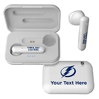 Tampa Bay Lightning Personalized Insignia Design Wireless Earbuds