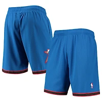 Men's Mitchell & Ness Royal Philadelphia 76ers 1999-00 Hardwood Classics Swingman Shorts