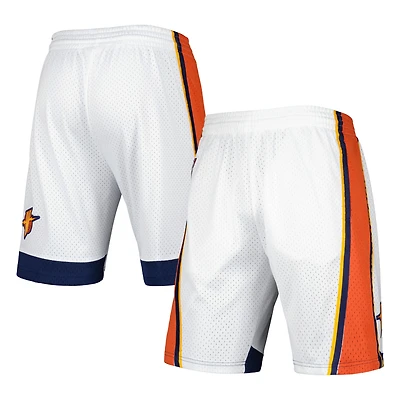 Men's Mitchell & Ness White Golden State Warriors 2009-10 Hardwood Classics Swingman Shorts