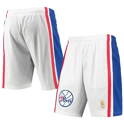 Men's Mitchell & Ness Philadelphia 76ers 1996-97 Hardwood Classics Swingman Shorts