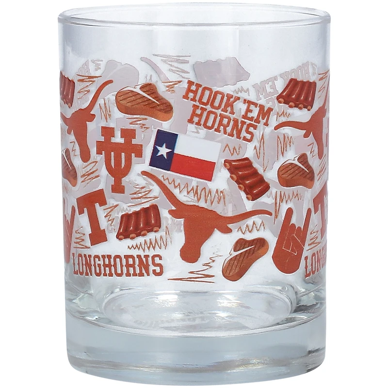 Texas Longhorns 14oz. Local Rocks Glass