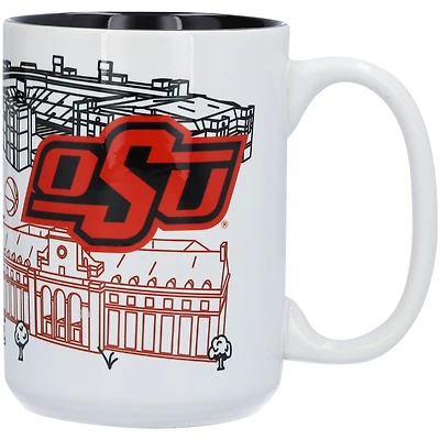 Oklahoma State Cowboys 15oz. Campus Line Art Mug