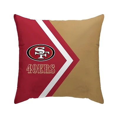 San Francisco 49ers 16'' x 16'' Side Arrow Poly Span Décor Pillow