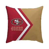 San Francisco 49ers 16'' x 16'' Side Arrow Poly Span Décor Pillow