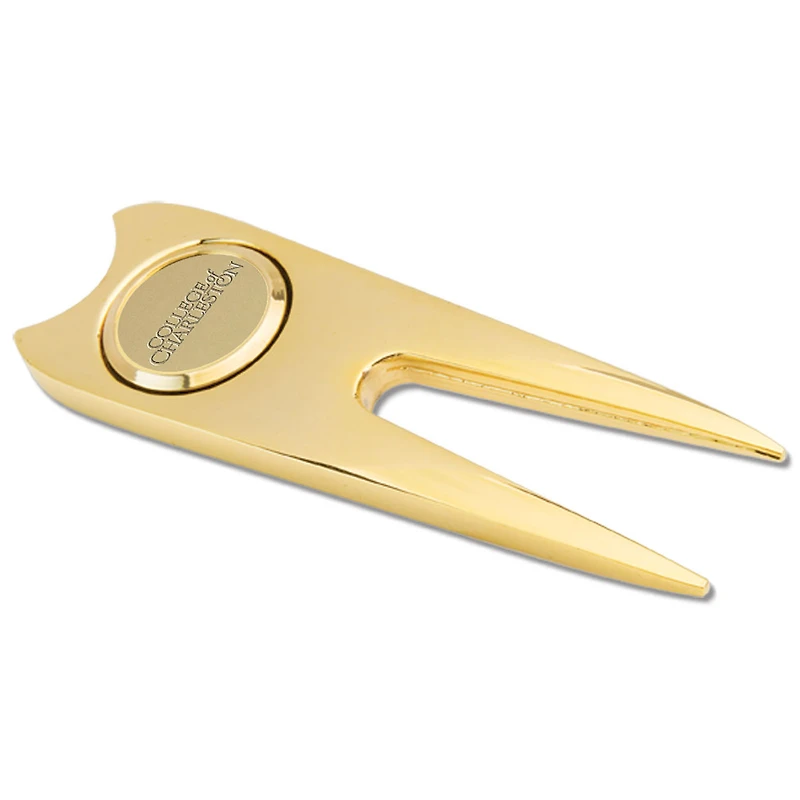 Gold Charleston Cougars Golf Divot Repair Tool
