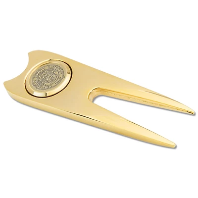 Gold Saint Louis Billikens Logo Golf Divot Repair Tool