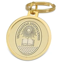 Gold Bucknell Bison Team Logo Split-Wire Key Ring