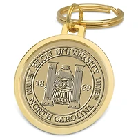 Gold Elon Phoenix Team Logo Split-Wire Key Ring