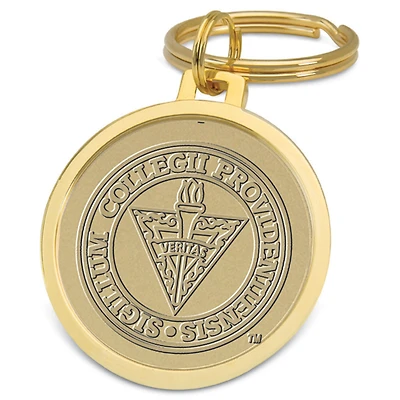 Gold Providence Friars Team Logo Split-Wire Key Ring