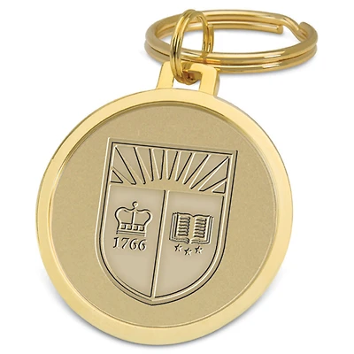 Gold Rutgers Scarlet Knights Team Logo Split-Wire Key Ring